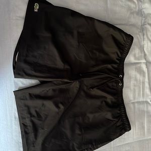 Black Lacoste shorts
